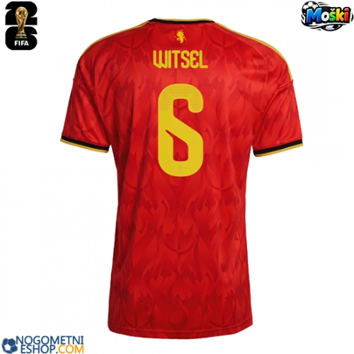 Moški Nogometni dresi Belgija Axel Witsel #6 Domači SP 2026 Kratek Rokav